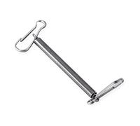 Zkydhbd Stainless Steel Spring 3.1 in Metal Replacement Springs with 2 Clips for Small Animals Wire Cages Total Length 5.1 in Water Bottle Spring Clip