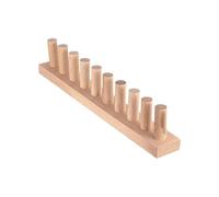 Zkydhbd Sturdy Handcraft Wood Knitting Frame with Foldable Designs for Easy Storage Adjustable Wood Knitting Frame