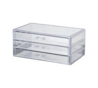 Zkydhbd Stylish Acrylic Drawer Box Container High Visibility Acrylic Organizers for Jewelry and Makeup with Sturdy Construction Clear Jewelry Storage