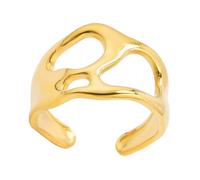 Zkydhbd Stylish Unusual Rings Fashion Irregular Opening Alloy Texture Suitable For Fashion Enthusiasts Present Comfortable Wear