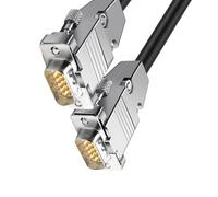 Zkydhbd SVGA HDB15 Extension Cord With Double Shielding 15pin Coaxialed Wire 150cm Length Male/Female Optional Heavy Duty SVGA Cable Double Shielding