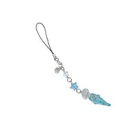 Zkydhbd Sweet Phone Chain Strap Lanyard Fish Shells Star Bead Pendant Phone Charm Hanging Decoration Accessories Fashion Bag Pendant Charm Decoration Keychain Accessory
