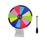 Zkydhbd Tabletop Prize Turn Plate Erasable Reusable Fortunes Wheel Lucky Draws Rotating Wheel Tabletop Lottery Machine Turn Plate Prize