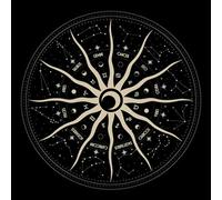 Zkydhbd Tarots Tablecloth Thickened Nonslip Table Cloth Moon Phases Plant Table Cloth For Tabletop Game And Spiritual Readings Velvets Divination