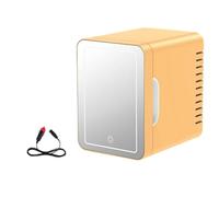 Zkydhbd Travel Friendly 4L Cosmetic Refrigerator Highlighting Quiet Action And Strong ABS Construction Transportable Dermocare Refrigerator ABS