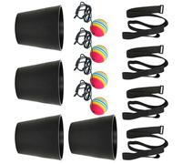 Zkydhbd Twerk Swing Bucket Game for Children and Adults with Quick Setup and Various Play Team Construction Assembly Set