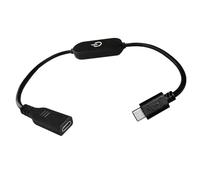 Zkydhbd Type C Male To Female Touch Dimmer Controller With Not Flicker And Blue Indicators Cable For Comfortable Lighting Touch Dimming Controller