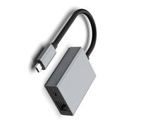 Zkydhbd Type C PD100W Ethenet Adapter Double Port Fast Charging Data Transfer Multifunctional For Laptops Tablets USB C Dock For Laptop