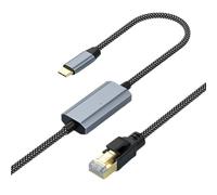 Zkydhbd Type C To RJ45 Ethernet Adapter 1000Mbps Fast Uninterrupted Internet With Adcanced Chip Technology No Lag Internet Adapter