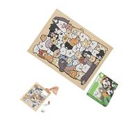 Zkydhbd Unique Animal Theme Wooden Puzzle 50Pieces Jigsaws for Stress Relief Creative Gift Artistic Home Display Photo Frame Wooden Animal Puzzle