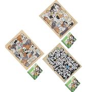Zkydhbd Unique Animal Theme Wooden Puzzle 50Pieces Jigsaws for Stress Relief Creative Gift Artistic Home Display Photo Frame Wooden Animal Puzzle