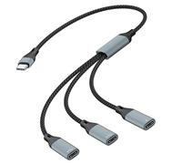 Zkydhbd USB C Splitter Adapter Supports Fast Charging And Data Transfer For Phone Tablet And Other Devices USB C Splitter