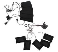 Zkydhbd USB Electric Cloth Heater Portable Heater Pads Heating Warmer Tool For Outdoor Winter Hiking Coat Warmer Heat Warmer Pad
