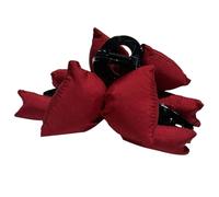 Zkydhbd Versatile Big Bowknot Hair Claw Clip Beautiful Bowknot Hair Claw Decoration Ideal for Work Meetings and Dates Plush Flocking Clip