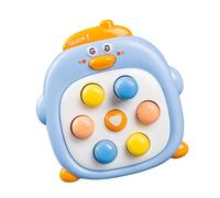 Zkydhbd Vibrant Duck Shaped Reaction Training Game Handheld Whack Mole Toy For Focusing Improvement And Fun Cute Duckling Press Game For Kids