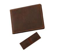 Zkydhbd Vintage Card Holder for Men PU Leather Credit Case Wallet Driver License Slot for Commuters Organizers Pu Leather Card Wallet Gentlemen