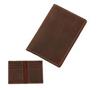 Zkydhbd Vintage Card Holder for Men PU Leather Credit Case Wallet Driver License Slot for Commuters Organizers Pu Leather Card Wallet Gentlemen