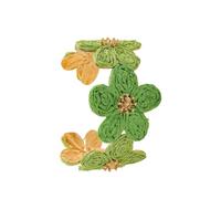 Zkydhbd Vintage Inspired Woven Flower Raffia Alloy For Women Creative Floral Hand Chain Jewelry Gift Handmade Raffia And Alloy