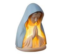 Zkydhbd Virgin Marys Prayer Night Light,Blessing Mother Marys Statue Nightlight Decorative Table Lamp Catholic Home Decorations Decorative Table Lamp for Living Room Bedroom