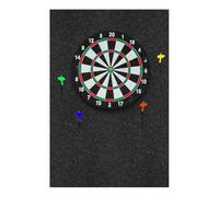 Zkydhbd Wall Tile Cork Dartboard Backer Darts Board Wall Protector Extended Length Dartboard Surround Felt Board For Wall Extended Length Dartboard Surround Felt Board