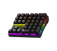 Zkydhbd Water-Resistant 33Key Customizable RGB Backlit Numeric Keypad USB Hot Swappable Design For Accounting & Home Office ABS Rgbs Mechanical Numpad
