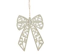 Zkydhbd White Christmas Tree Ornament Shatterproof Deer Star Shape Festival Tree Decoration for Window Mantels Display White Christmas Decorations