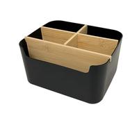 Zkydhbd Wood Desk Organisers And Pen Holder With 5 Compartments Multifunctional Office Desk Organisers Remote Control Holder Compartments