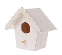 Zkydhbd Wooden Bird Houses Bluebirds Home Small House For Outside Garden Unfinished Houses To Paint For Watching Bee House