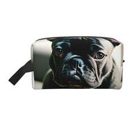 zkyfll Adorable French Bulldog Print Women's Makeup Bag Cosmetics Storage Pouch Beach Travel Fashion Toothbrush Bag