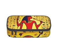 Zkyfll Ancient Egypt Tribe Series print Large Capacity Pencil Case Pouch Organizer Portable Bag Makeup Bag Cosmetic Bag