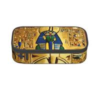 Zkyfll Ancient Egypt Tribe Series print Large Capacity Pencil Case Pouch Organizer Portable Bag Makeup Bag Cosmetic Bag