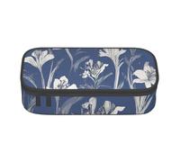 Zkyfll bluebell design 03 print Large Capacity Pencil Case Pouch Organizer Portable Bag Makeup Bag Cosmetic Bag