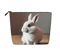zkyfll cry white rabbit Print Women's Makeup Bag Cosmetics Storage Pouch Beach Travel Fashion Toothbrush Bag