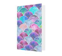zkyfll Fish Scale OceanAll-Occasion Card Birthday Greeting Cards Envelopes Thank You Sympathy Christmas