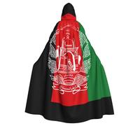 zkyfll Flag of Afghanistan Print Women Men Adults Length Hooded Cloak Cape with Hooded Halloween Cosplay Costumes