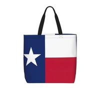 zkyfll Flag of Texas print Tote Bag for Women Reusable Shopping Bag Large Beach Bag Travel Vacation Work