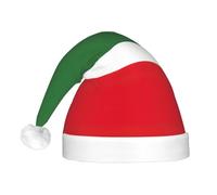 zkyfll Flag of the Chechen Republic print Christmas hat for Adult,Light Up Xmas Hat,Funny Santa Hat for Adults Unisex