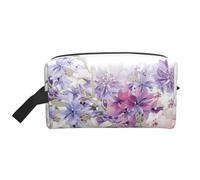 zkyfll Floral Swirls Ivy Print Women's Makeup Bag Cosmetics Storage Pouch Beach Travel Fashion Toothbrush Bag