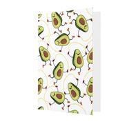 zkyfll Funny Cartoon AvocadosAll-Occasion Card Birthday Greeting Cards Envelopes Thank You Sympathy Christmas