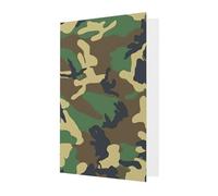 zkyfll Green Military CamoAll-Occasion Card Birthday Greeting Cards Envelopes Thank You Sympathy Christmas