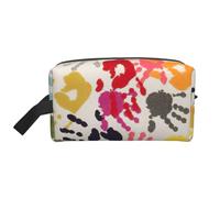zkyfll Hand Print Print Women's Makeup Bag Cosmetics Storage Pouch Beach Travel Fashion Toothbrush Bag