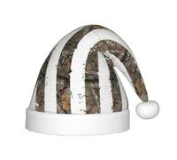 zkyfll Interstellar American flag Camouflage print Christmas Santa Hat small size, Christmas gifts Plush Funny Christmas Hat,party