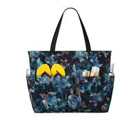 zkyfll Sea Turtle print Large Waterproof Beach Bag for Women Tote Bag for Travel Vacation fun Travel Bag