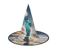 zkyfll Statue of Liberty in NYC print Halloween headwear Halloween Decorations Witch Hat Wizard Hat Costume Accessory