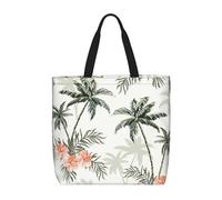 zkyfll Tropical Palm Trees print Tote Bag for Women Reusable Shopping Bag Large Beach Bag Travel Vacation Work