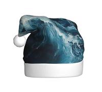 zkyfll WITHIN THE TIDES print Christmas Santa Hat Plush Funny Christmas Hat For Adult,Christmas Party