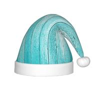 zkyfll Wooden Planks Texture Wallpaper print Christmas Santa Hat small size, Christmas gifts Plush Funny Christmas Hat,party