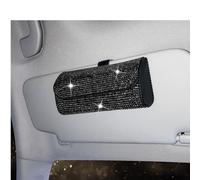 ZKYUCH Bling Full Rhinestone Car Sunglasses Holder, Sparkle Sun Visor Organizer Pouch, Universal Fit for All Vehicles, Multiple Color Options,Color5