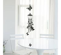 ZKYUCH Retro Metal Green Elephant Butterfly Turtle Bird Iron Art Easter Wind Chime Home Courtyard Decoration Outdoor Hanging Decoration,Color4