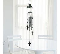 ZKYUCH Retro Metal Green Elephant Butterfly Turtle Bird Iron Art Easter Wind Chime Home Courtyard Decoration Outdoor Hanging Decoration,Color1